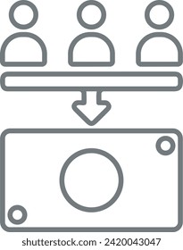 Money icon symbol vector image. Illustration of the currency design image