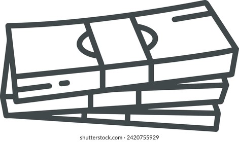 Geldsymbol, Vektorbild. Illustration des Devisendesign-Bildes