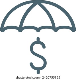 Money icon symbol vector image. Illustration of the currency design image