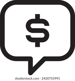 Money icon symbol vector image. Illustration of the currency design image