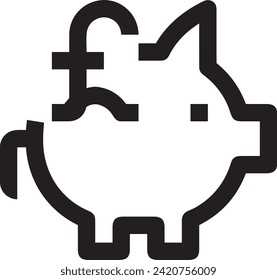 Geldsymbol, Vektorbild. Illustration des Devisendesign-Bildes