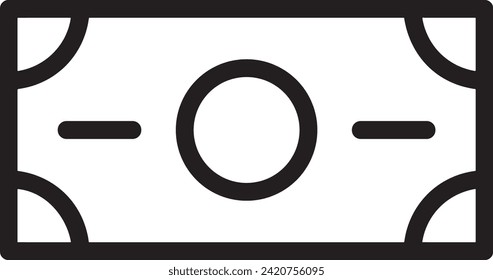 Money icon symbol vector image. Illustration of the currency design image