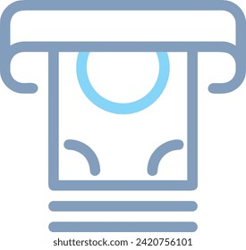 Money icon symbol vector image. Illustration of the currency design image