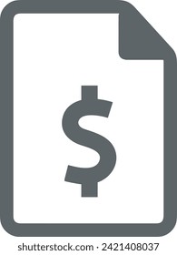 Money icon symbol vector image. Illustration of the currency design image