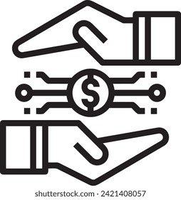 Money icon symbol vector image. Illustration of the currency design image