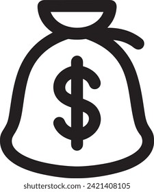 Money icon symbol vector image. Illustration of the currency design image