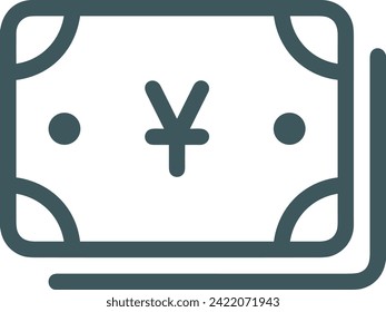 Money icon symbol vector image. Illustration of the currency design image
