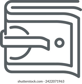 Imagen vectorial del símbolo del dinero. Ilustración de la imagen de diseño de moneda