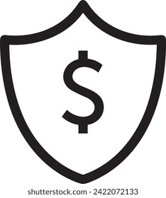 Money icon symbol vector image. Illustration of the currency design image