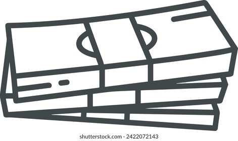 Money icon symbol vector image. Illustration of the currency design image