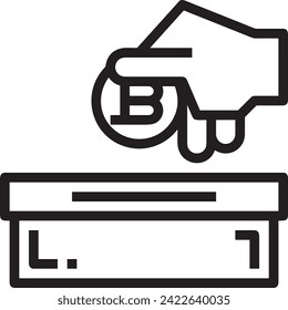 Money icon symbol vector image. Illustration of the currency design image