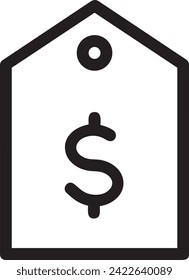 Imagen vectorial del símbolo del dinero. Ilustración de la imagen de diseño de moneda