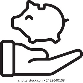 Money icon symbol vector image. Illustration of the currency design image
