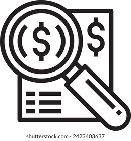 Money icon symbol vector image. Illustration of the currency design image