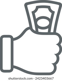 Geldsymbol, Vektorbild. Illustration des Devisendesign-Bildes