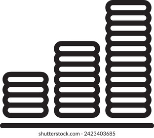 Money icon symbol vector image. Illustration of the currency design image