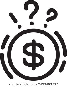 Money icon symbol vector image. Illustration of the currency design image