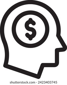 Money icon symbol vector image. Illustration of the currency design image