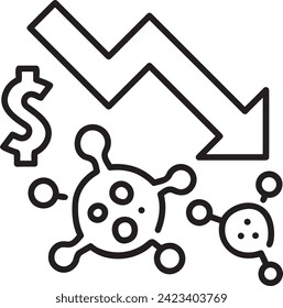 Money icon symbol vector image. Illustration of the currency design image