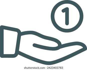 Money icon symbol vector image. Illustration of the currency design image