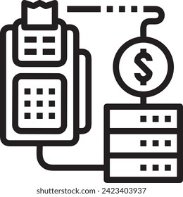 Money icon symbol vector image. Illustration of the currency design image