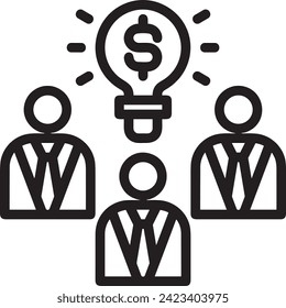 Money icon symbol vector image. Illustration of the currency design image