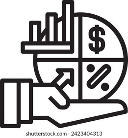 Money icon symbol vector image. Illustration of the currency design image