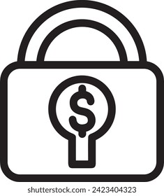 Money icon symbol vector image. Illustration of the currency design image