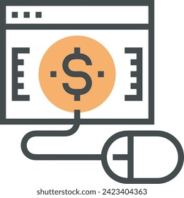 Money icon symbol vector image. Illustration of the currency design image
