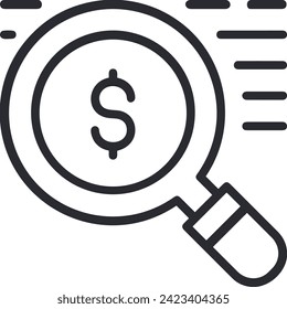 Money icon symbol vector image. Illustration of the currency design image