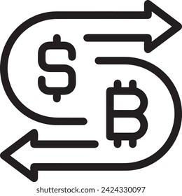 Imagen vectorial del símbolo del icono del dinero. Ilustración de la imagen de diseño de moneda
