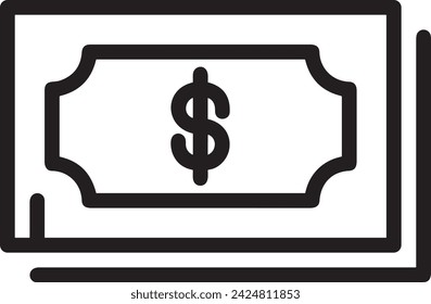 Money icon symbol vector image. Illustration of the currency design image