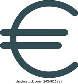 Imagen vectorial del símbolo del icono del dinero. Ilustración de la imagen de diseño de moneda