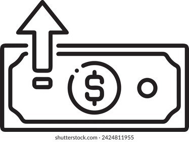 Geld-Symbol-Symbol-Vektor-Bild. Abbildung des Währungsentwurfsbilds