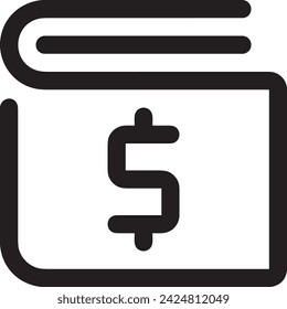 Money icon symbol vector image. Illustration of the currency design image