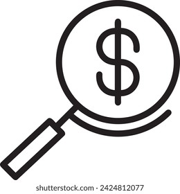 Imagen vectorial del símbolo del icono del dinero. Ilustración de la imagen de diseño de moneda
