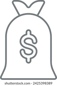 Geld-Symbol-Symbol-Vektor-Bild. Abbildung des Währungsentwurfsbilds
