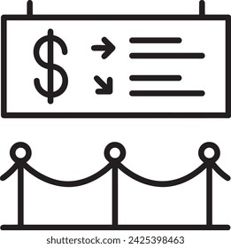 Money icon symbol vector image. Illustration of the currency design image