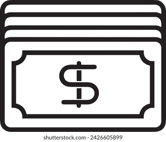 Geld-Symbol-Symbol-Vektor-Bild. Abbildung des Währungsentwurfsbilds
