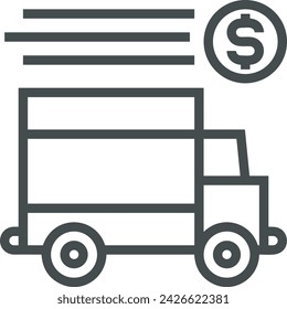 Imagen vectorial del símbolo del icono del dinero. Ilustración de la imagen de diseño de moneda
