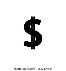 Money icon symbol vector on white background.