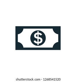 money icon and symbol vector template