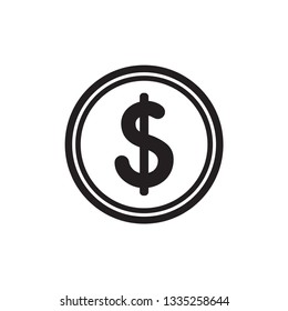 money icon in trendy flat style 