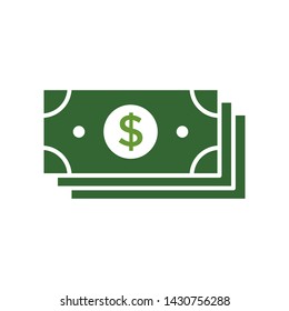 Money Icon in trendy flat style isolated on white background