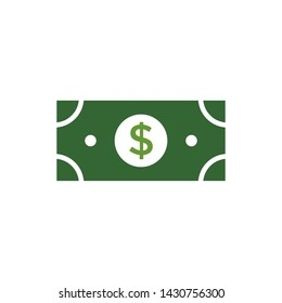 Money Icon in trendy flat style isolated on white background