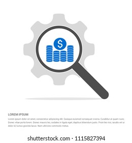 money icon -  vector icon