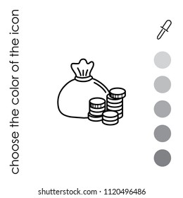 Money icon Vector.