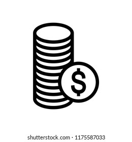 Money icon vector