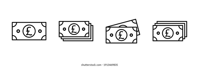 Money icon vector. Money vector icon. 