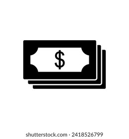 Money icon vector. Money vector icon. 